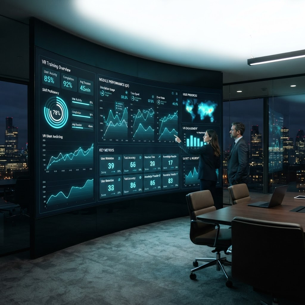 VR training performance analytics dashboard